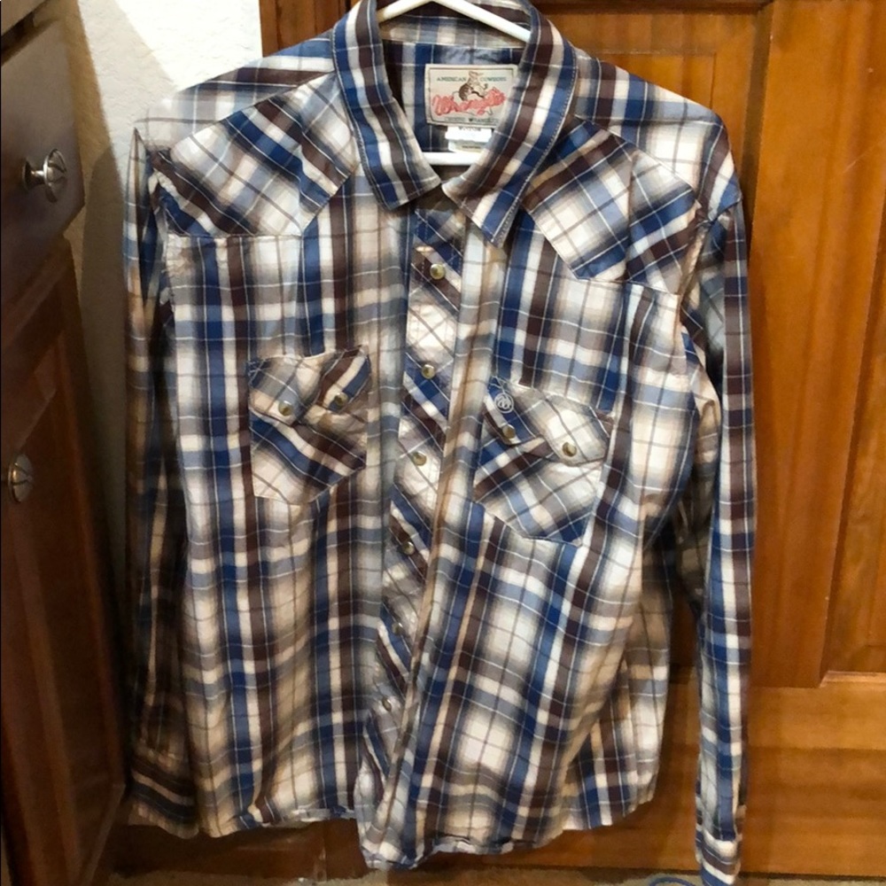 Men’s wrangler pearl snap